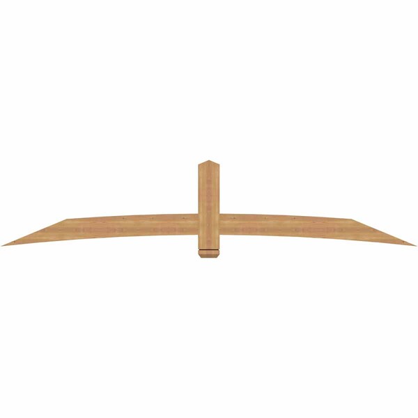 Ekena Millwork Bellingham Timber Gable Bracket, Western Red Cedar, 108"W x 22"H x 1 1/2"D x 5 1/2"F, 5/12 Pitch GBW108X22X0206BEL00SWR - main